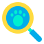 Paw print icon 64x64