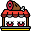 Butcher shop icon 64x64
