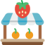 Fruit stand icon 64x64