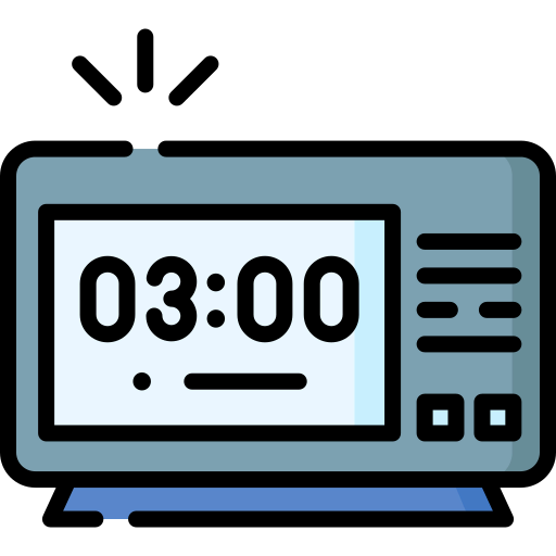Digital clock icon