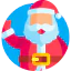 Santa claus icon 64x64