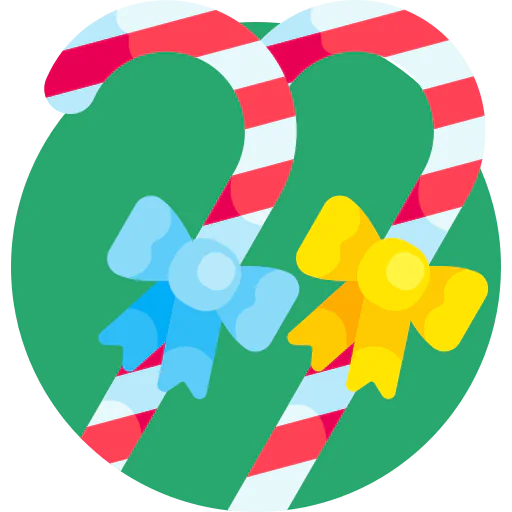 Candy cane icon