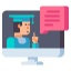 Online education icon 64x64