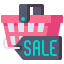 Shopping baskets icon 64x64