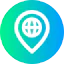 Location pin biểu tượng 64x64