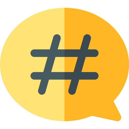 Hashtag icon