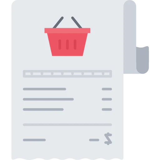 Receipt icon