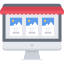 Online shopping icon 64x64