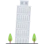 Leaning tower of pisa icon 64x64