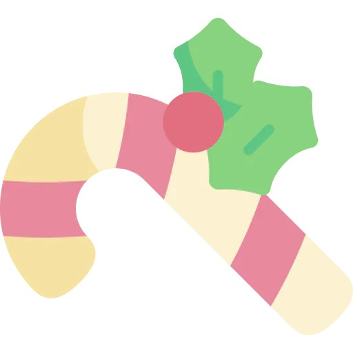 Candy cane icon