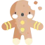 Gingerbread man ícono 64x64