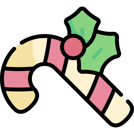 Candy cane icon