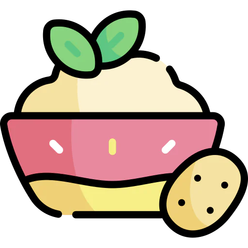 Mashed potatoes icon