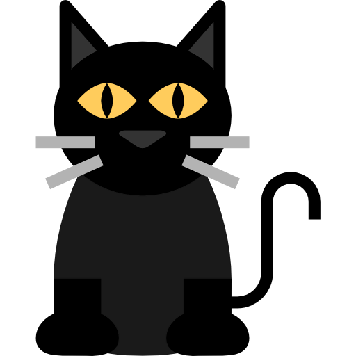 Black cat icon