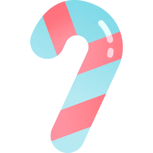 Candy cane icon
