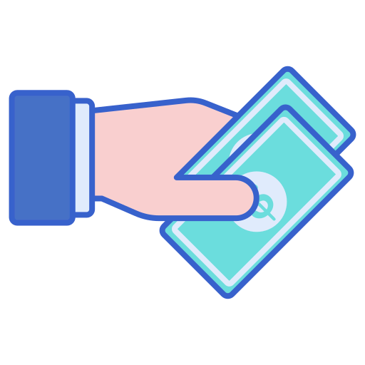 Paying icon