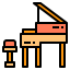 Grand piano icon 64x64