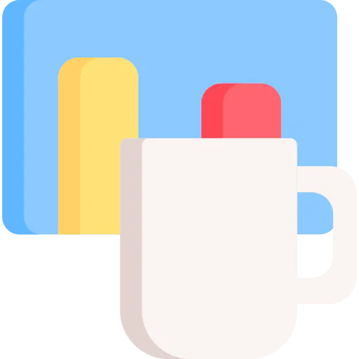 Line graph icon