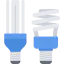 Eco bulb icon 64x64