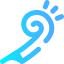 Party whistle icon 64x64
