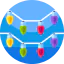 Christmas lights icon 64x64