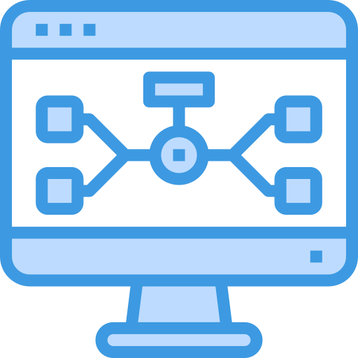 Flow chart icon
