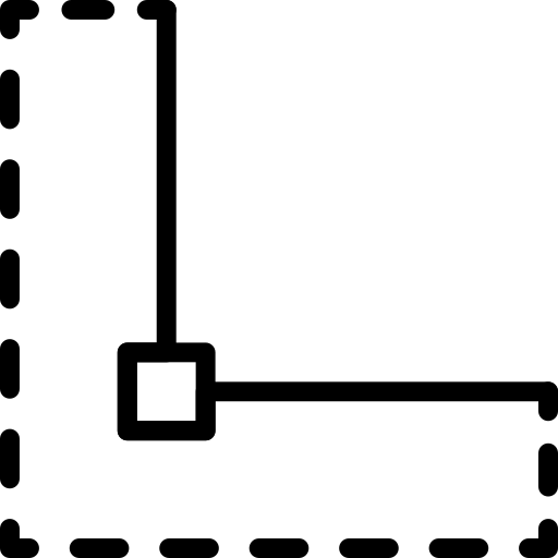 Dashed line icon