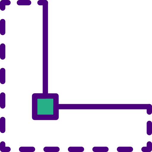 Dashed line icon