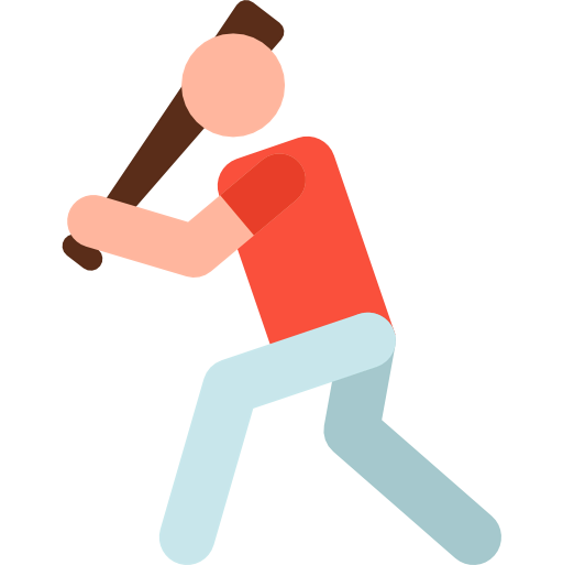 Baseball player icon
