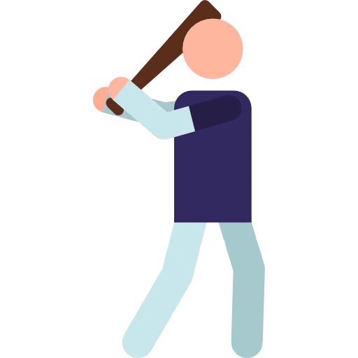 Baseball player icon