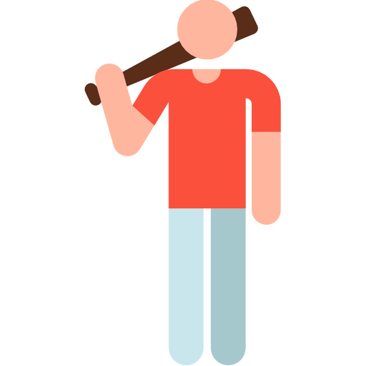 Baseball player icon