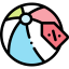 Beach ball icon 64x64