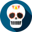Mexican skull icon 64x64