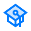 Graduation hat icon 64x64