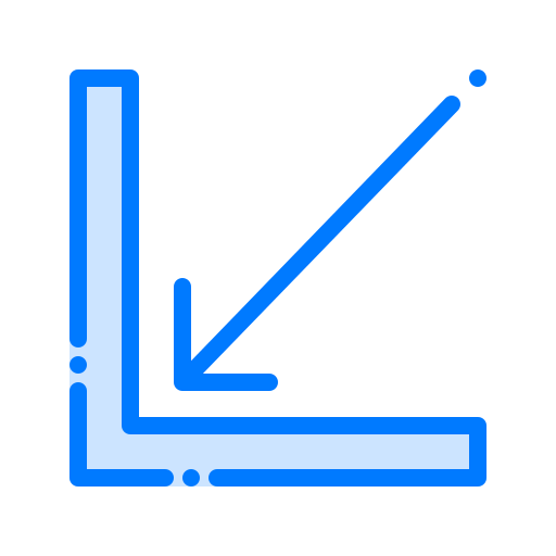 Line graph icon