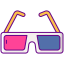 3d glasses icône 64x64