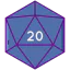Icosahedron icon 64x64