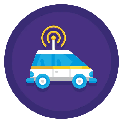 Self driving icon