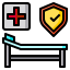 Hospital bed icon 64x64
