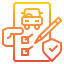Car insurance icon 64x64