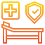Hospital bed icon 64x64