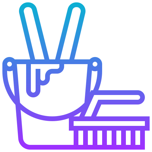 Cleaning tools icon