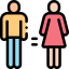 Gender equality biểu tượng 64x64