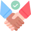 Handshake icon 64x64