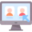 Online voting icon 64x64