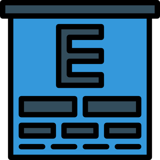 Eye test icon