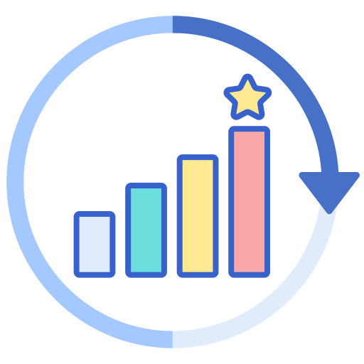 Chart bars icon