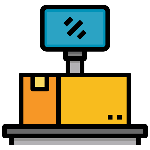 Weighing scale icon