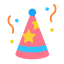 Party hat icon 64x64
