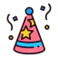 Party hat icon 64x64